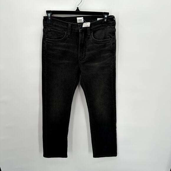 EDWIN NWT Elin Straight Long Black Denim Jean in Knight Rider // 00 (24) - Picture 5 of 14